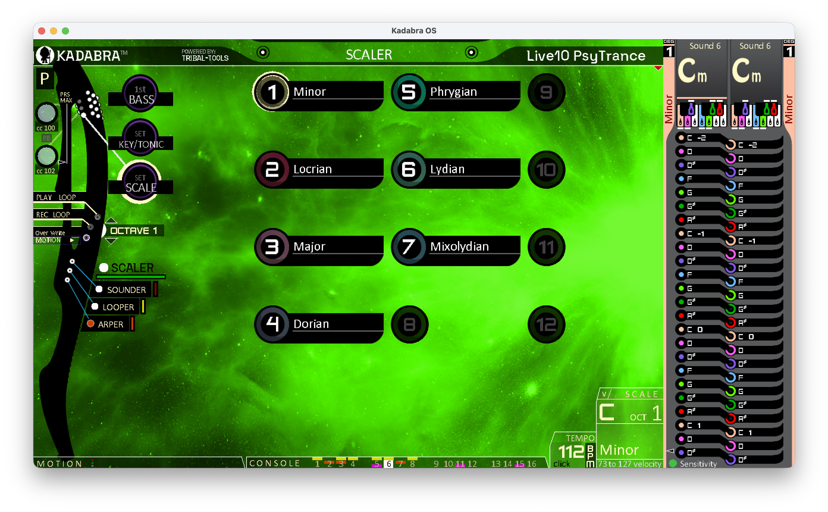 Scaler Degree option menu