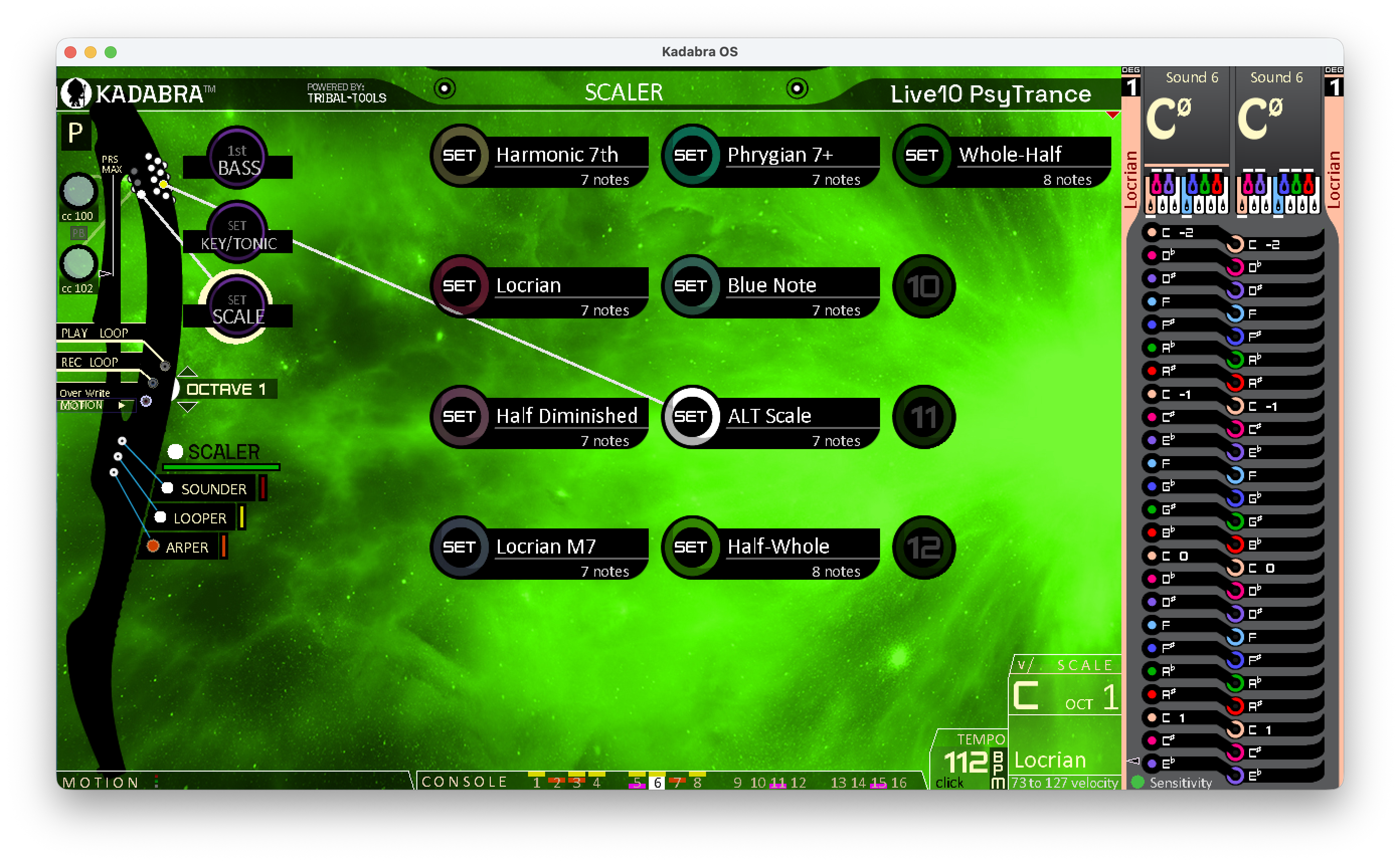 Scaler Specials option menu