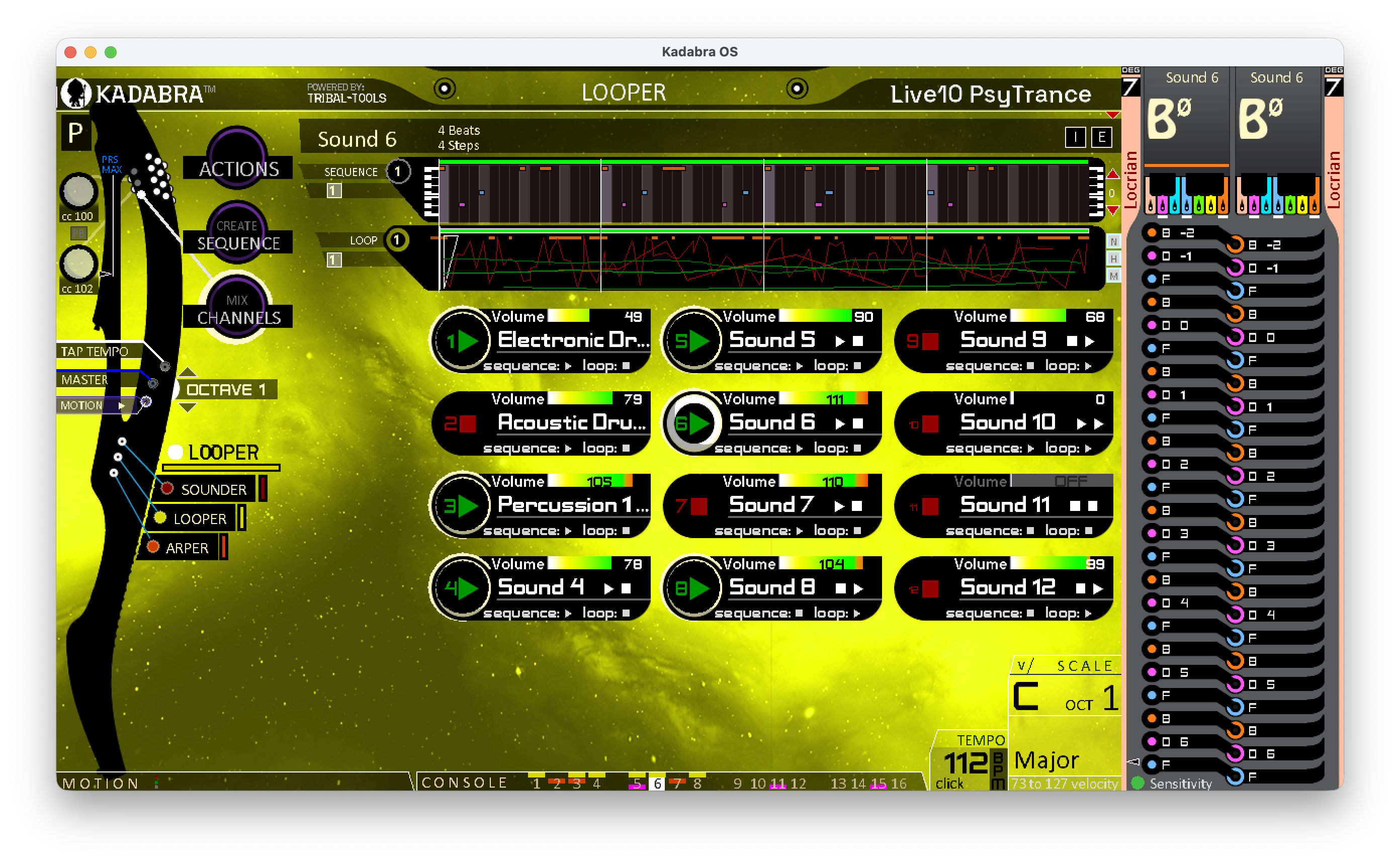 Looper Thumb 3: (“Mix” – “Channels”)