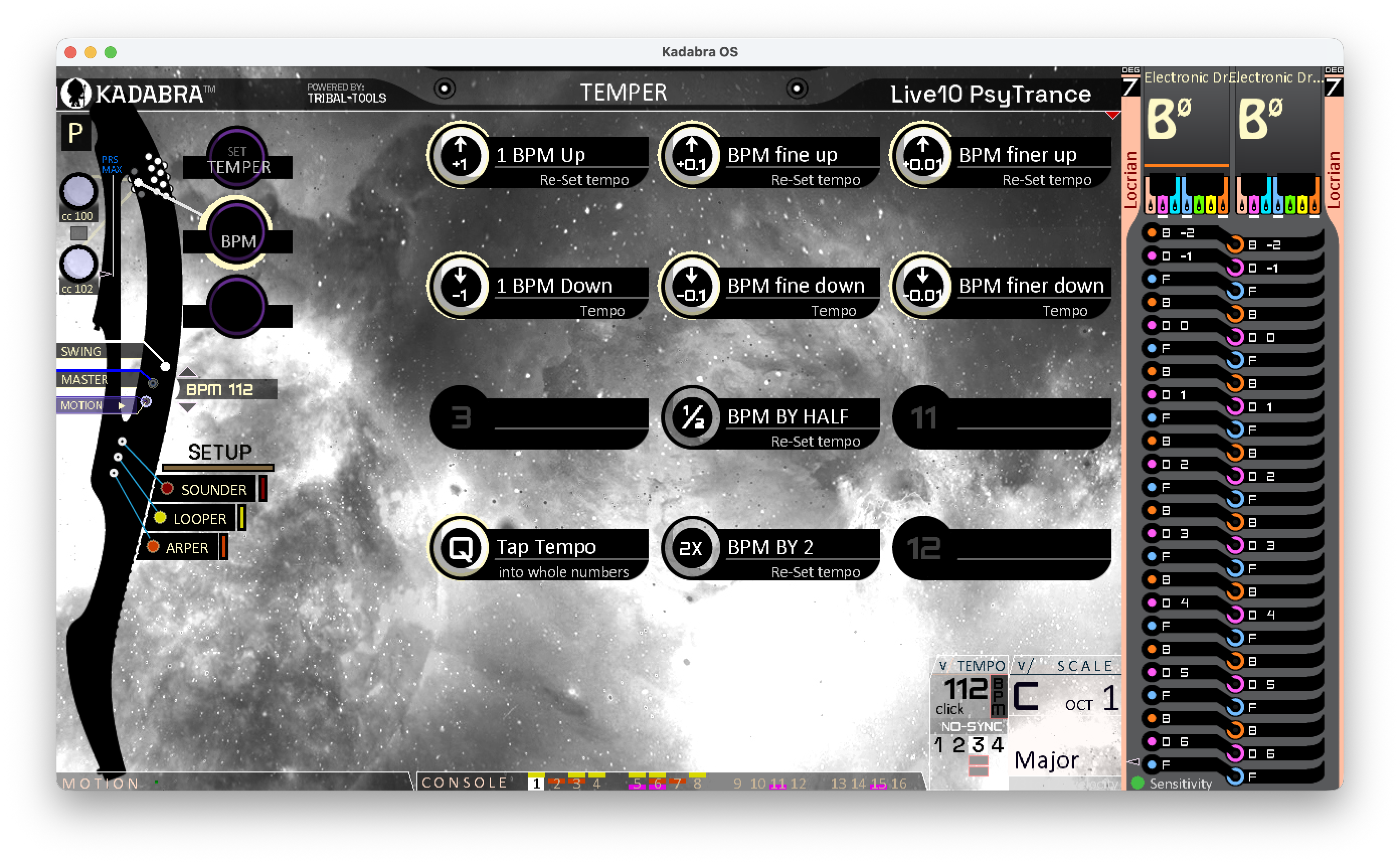 Temper Thumb 2: (“” – “BPM”)